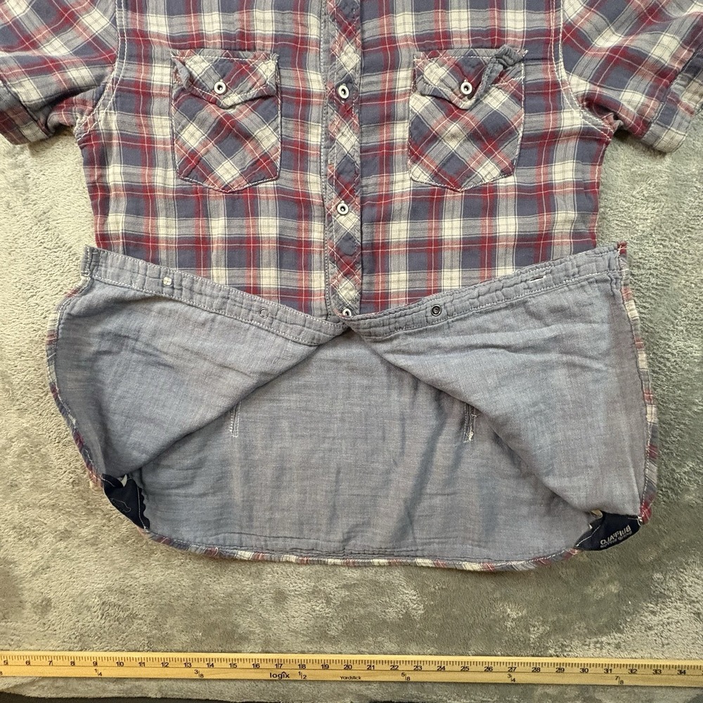 Buffalo David Bitton Men's L (Fits like M) Multicolor SS Plaid SEE DESCRIPTION - Picture 9 of 16